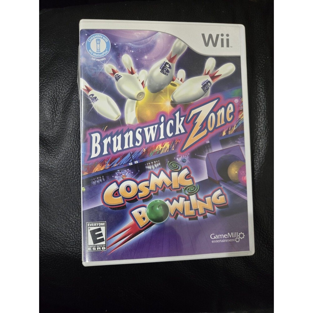 Brunswick Zone Cosmic Bowling Nintendo Wii 2010 tested and working